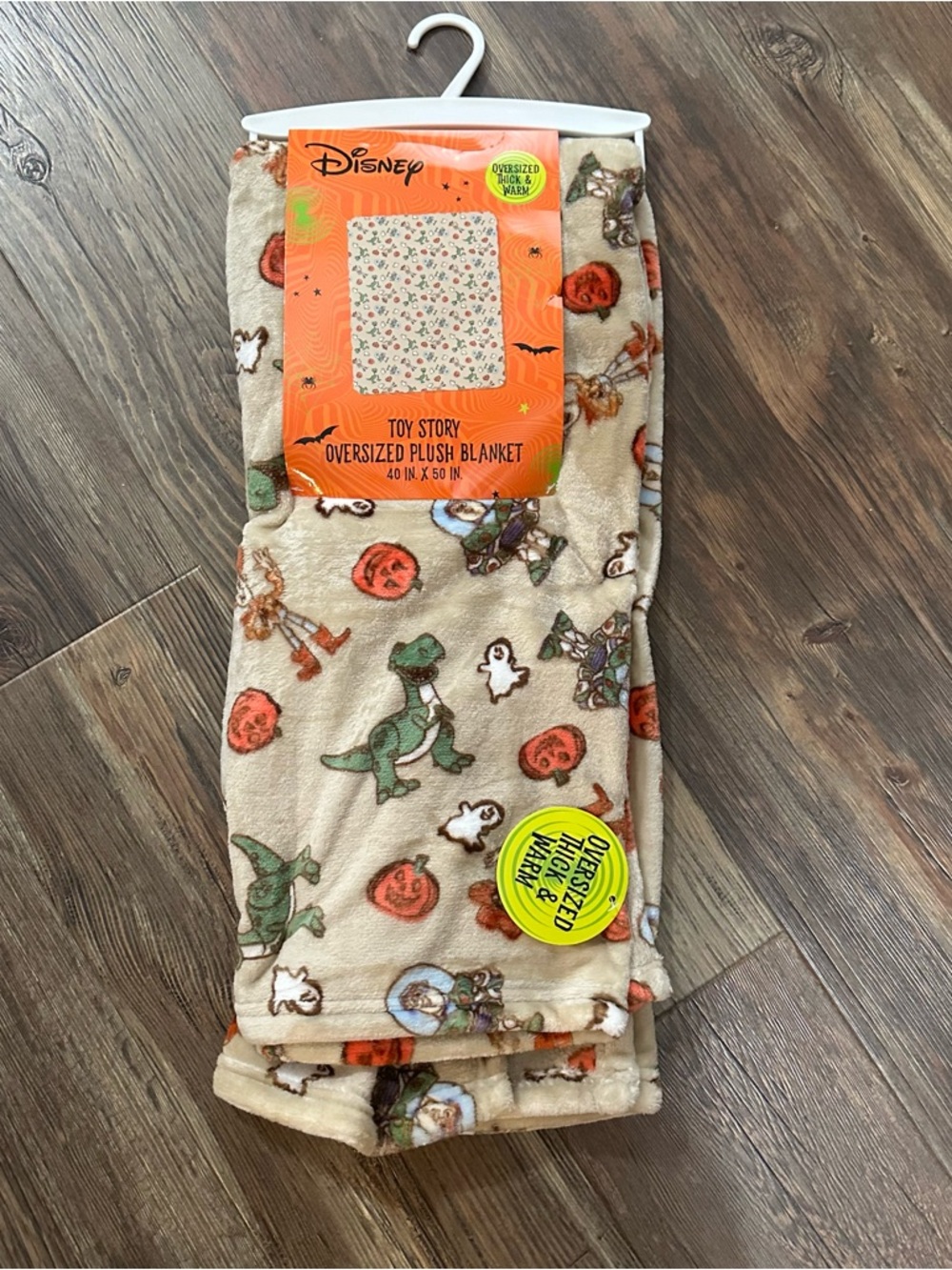 Halloween Disney Toy Story plush blanket 40X50 NWT